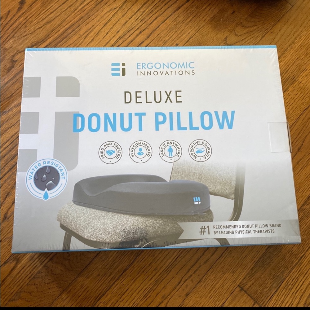 ERGONOMIC INNOVATIONS DELUXE
DONUT PILLOW #1 RECOMMENDED BY PHYSICAL THERAPISTS